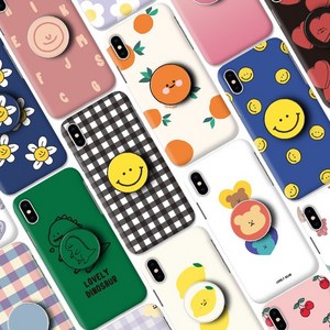 유니온바이닐 갤럭시노트10 하드 케이스 + 그립 톡홀더 휴대폰