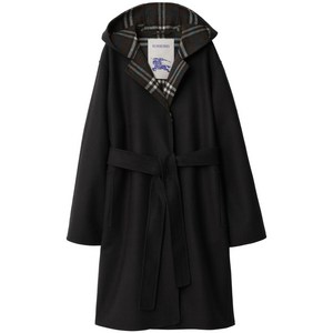 버버리 울 리버서블 후드 코트