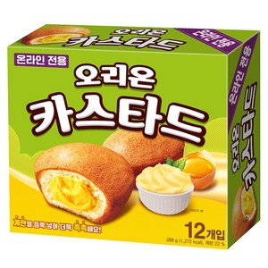 오리온 카스타드 12개입, 288g, 1개