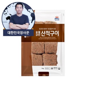 사조오양 숯불구이맛 고기산적 1kg, 2개