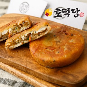 [호떡당] 100% 수제라서 맛있다!!! 황리단길에서 줄서서먹는 잡채호떡 1팩(5개), 90g, 1개