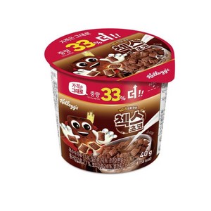 첵스초코 오곡 컵 시리얼, 40g, 6개