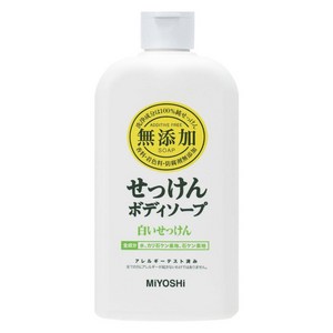 미요시 바디 솝 하얀 비누, 400ml, 1개