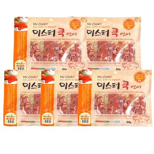 도그펜시아 미스터쿡 강아지 간식 큐브, 연어, 300g, 5개