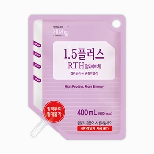 케어웰 1.5플러스 RTH 400ml 20팩 (피딩줄 포함), 20개