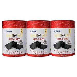 포켄스 강아지 뉴트리션 트릿 영양제, 168g, 피부/피모, 3개