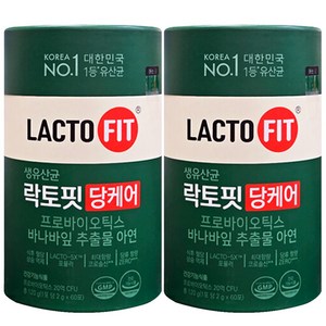 락토핏 당케어 유산균, 120g, 2개