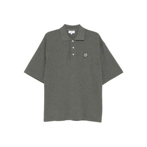 메종키츠네 볼드 폭스 헤드 패치 폴로 셔츠, 그레이계열, Standard XS(KR 90)