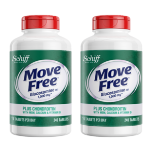 무브프리 글루코사민 HCI 1500mg 플러스 콘드로이틴 타블렛, 240정, 2개