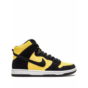 나이키 SB 덩크 하이 프로 스니커즈, US men 6(KR 240), 블랙계열+옐로우계열