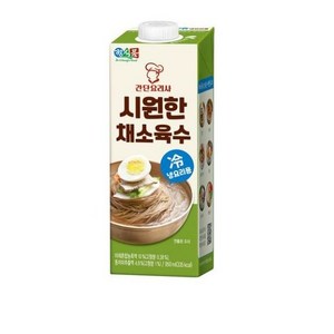 정식품 시원한 채소육수, 950ml, 4개