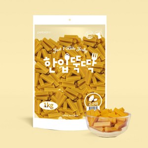 한입뚝딱 강아지 대용량 져키 간식, 고구마맛, 1kg, 1개