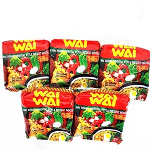 월드푸드 태국라면 와이와이 오리엔탈 60g WAIWAI ORIENTAL NOODLE THAILAND FOOD, 5개