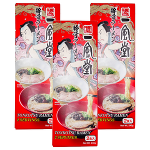 잇푸도 돈코츠 라멘 240g, 3개