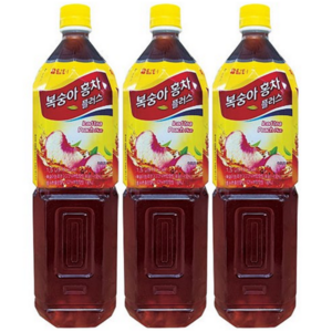 담터 액상 복숭아 홍차, 1.5L, 3개