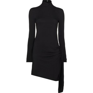 돌체앤가바나 돌체앤가바나 주름 하이넥 미니 드레스