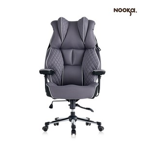 퀼팅메쉬 컴퓨터 책상 학생 사무실 사무용 게이밍 의자 높이조절 누카 체어 G900-MS NOOKA, 다크그레이
