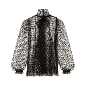 돌체앤가바나 반투명 디자인 블라우스, 블랙계열, Italy 40(KR 44)