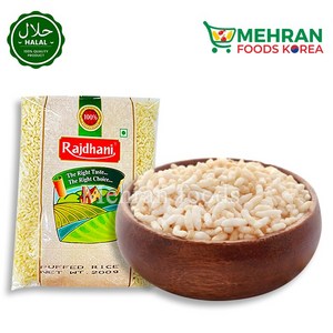 RAJDHANI Puffed Rice (1+1) 200g+200g 퍼프트 라이스, 200g, 1개