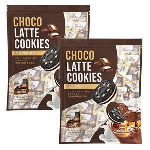 초코 라떼 쿠키 200p, 1kg, 2개