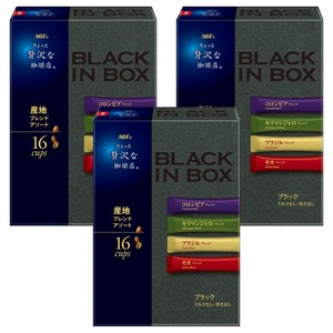 일본 AGF BLACK IN BOX 스틱 16cups 인스턴트커피 32g