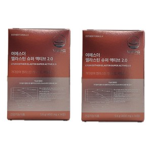 에스더포뮬러 여에스더 엘라스틴 슈퍼액티브 2.0 2박스 (14정) 홈쇼핑 동일제품, 28정
