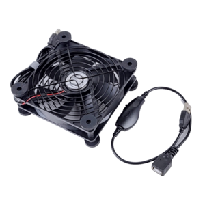 홈앤툴즈 120mm 속도조절 USB 저소음 소형 냉각 쿨러 쿨링 팬 (패키지)