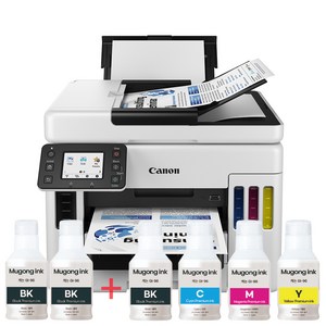 캐논 GX7092 복합기 호환잉크 1SET 검정잉크 2개 추가