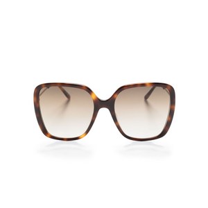 끌로에 톨토이즈셸 이펙트 스퀘어 프레임 선글라스