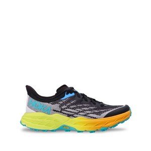 HOKA 스피드고트 5 로고 프린트 스니커즈, US 9.5(KR 265), 블랙계열