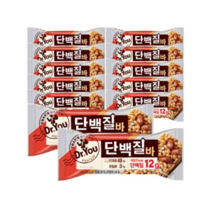 닥터유 단백질바 주머니쏙, 50g, 12개