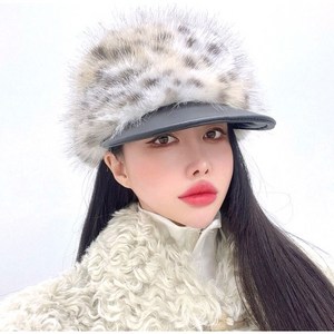 러시아 샤프카 겨울 캡 모자 메텔모자 밍크 퍼 모자