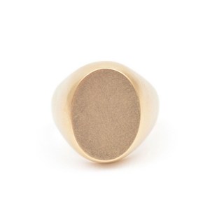 메종 마르지엘라 슈발리에 시그넷 링, Numeric 4(KR 54), 골드계열