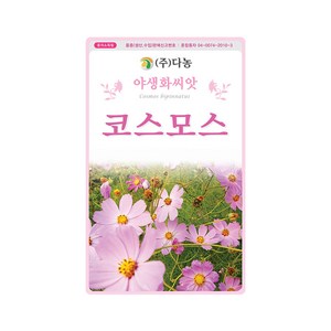 꽃씨앗 코스모스 씨앗 4g 혼합색상 야생화 꽃씨, 1개