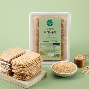 오복이 국내산 수제 현미 누룽지, 귀리, 500g, 6개