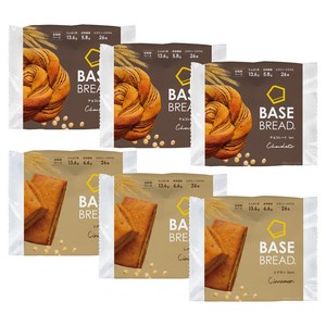 베이스푸드 베이스 브레드 초콜릿 + 시나몬 2개입