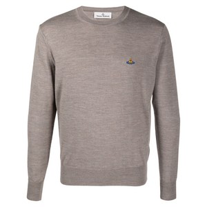 비비안웨스트우드 구체 자수 버진 울 스웨터