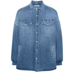 알렉산더맥퀸 씰 자수 데님 재킷, 블루계열, Italy 48