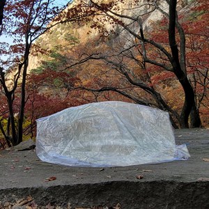 팀프로원 등산용 바람막이 초경량 비닐쉘터, 150 x 150 x 150 (S), 2-4인용 150 x 150 x 150 (S)