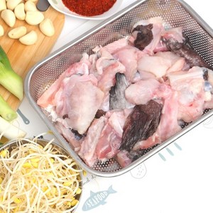 생물아귀 손질 아귀 수육 1kg 국내산 냉동아구 아구살, 1개