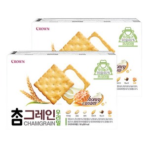 크라운 참그레인 우리밀, 192g, 2개