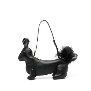 톰 브라운 다람쥐 모티프 가죽 숄더 백