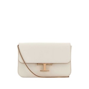 토즈 로고 장식 레더 크로스 백