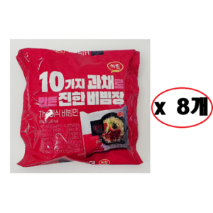 더미식 비빔면 138g, 8개