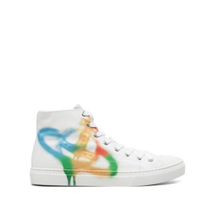 비비안웨스트우드 플림솔 하이탑 스니커즈, IT 41(KR 260), 화이트계열