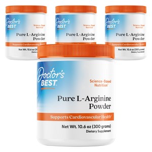 닥터스베스트 L-아르기닌 파우더, 300g, 4개