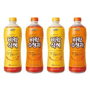 비락식혜 1.5L *2펫 + 비락수정과 1.5L *2펫 / 전통음료, 4개