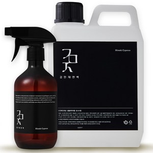 김민재편백 심재 피톤치드 원액 스프레이 + 스프레이 공병, 2L, 1개