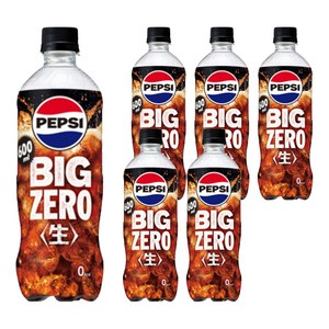 펩시 제로 콜라, 600ml, 6개