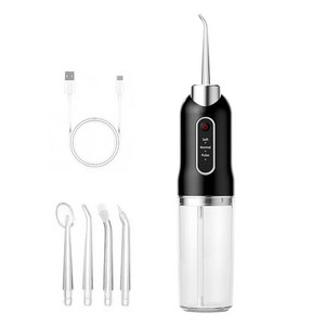 AOSS 방수 휴대용 무선 구강세정기+전용팁4종 세트